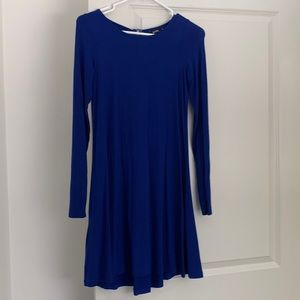 Express Swing Dress Cobalt XS